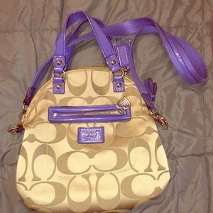 Coach fold over crossbody